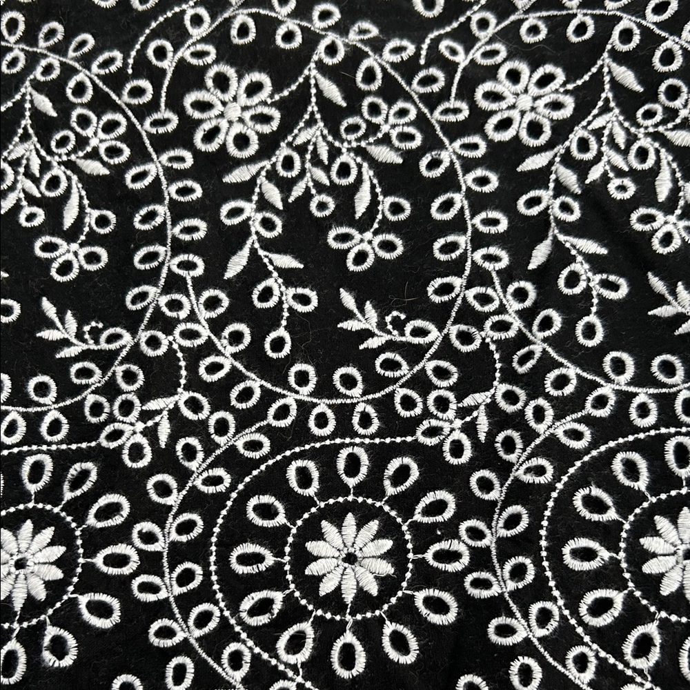 LOFT Black and White Patterned Mini Skirt - Picture 2 of 8
